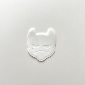 White Icon Logo Sticker