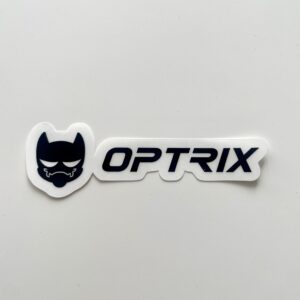Black Text Logo Sticker