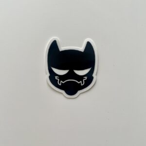 Black Icon Logo Sticker